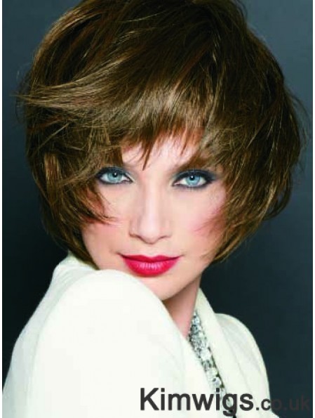 Short Straight Monofilament Blonde Cheapest Bob Wigs