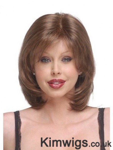 Capless Chin Length Straight Auburn Discount Bob Wigs