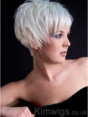 Synthetic Hair Wigs With Capless Short Length Boycuts