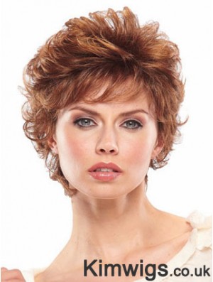 Short Wavy Capless Wigs For Women