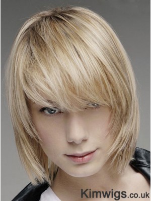 Blonde Lace Wig Hand tied Men Wig Remy Human Hair Male Wig UK