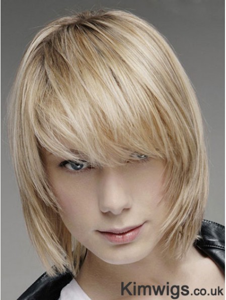 Blonde Lace Wig Hand tied Men Wig Remy Human Hair Male Wig UK