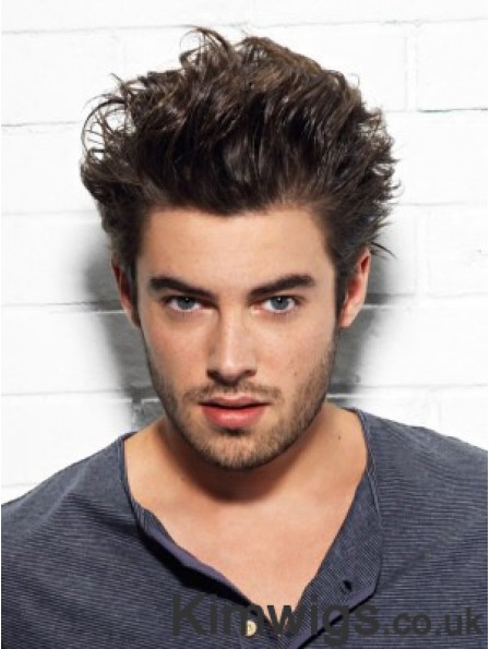 Human Hair Men Wig Short Auburn Wig UK Boycuts Fashion Wig Online