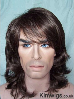 Men Wigs Shoulder Length 12Inch For Sale