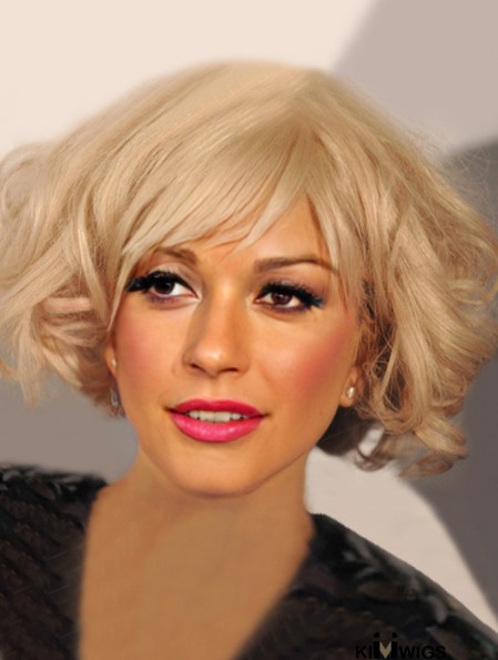 Lady Gaga Wig Chin Length With Bangs Remy Human