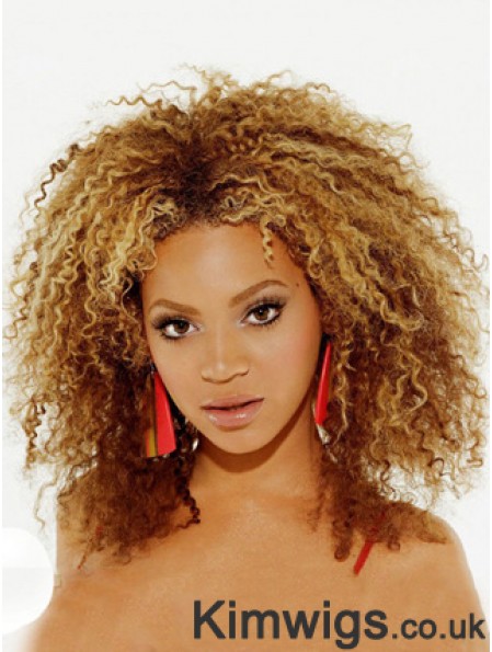 Brown Chin Length Kinky Layered Lace Front 12 inch Beyonce Wigs
