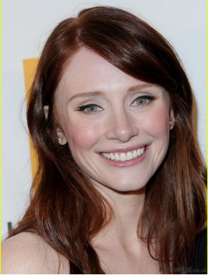 High Quality Brown Long Straight 16 inch Layered Bryce Dallas Howard Wigs