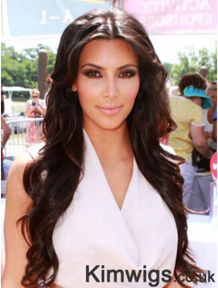 Auburn Wavy Lace Front Fashion 24 inch Kim Kardashian Wigs