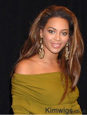 Long Wavy Without Bangs Capless 16 inch No-Fuss Beyonce Wigs