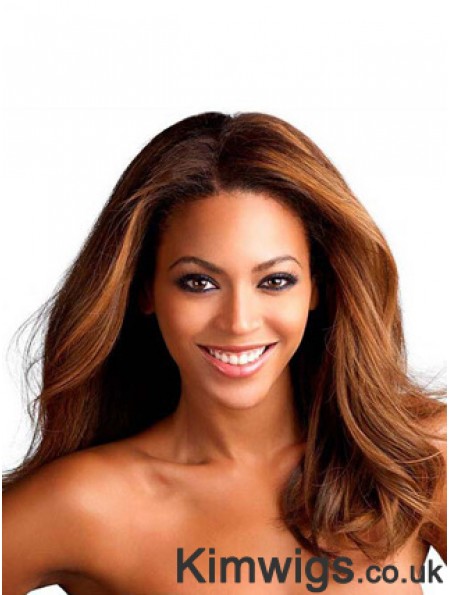 Wavy Brown Lace Front Remy Human Beyonce Wigs For Sale
