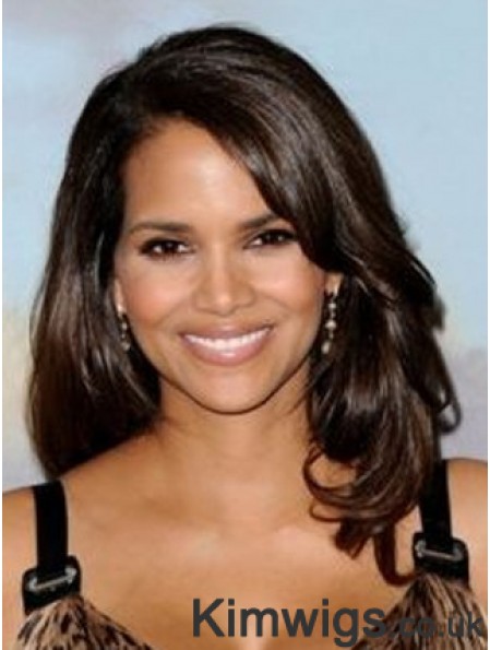 Lace Front Wavy Layered Long Exquisite 16 inch Halle Berry Wigs