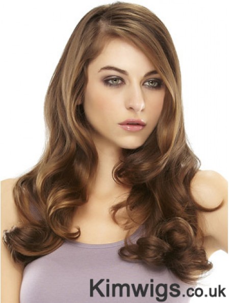 Hairpiece Remy Human Hair Long Styles Auburn Color