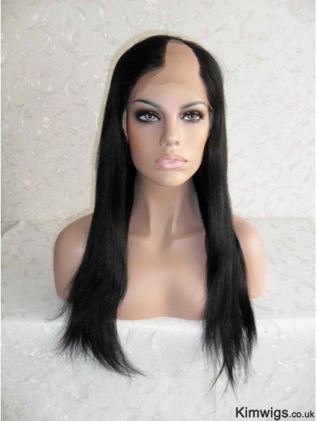 Black Long Wigs U Part Human Hair Wigs Online UK