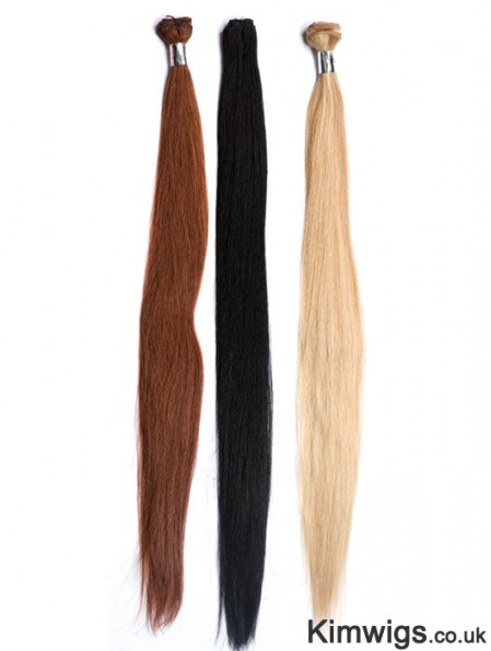 Straight Remy Human Hair Auburn Hairstyles Weft Extensions