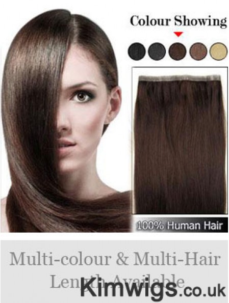Straight Remy Human Hair Brown Cheapest Weft Extensions