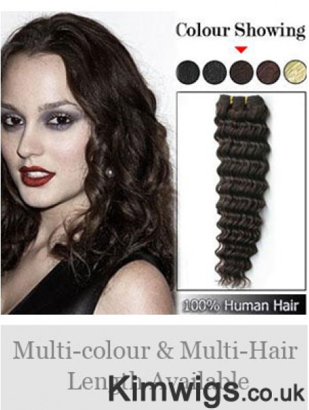 Wavy Remy Human Hair Brown Fabulous Weft Extensions