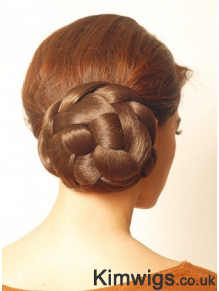 Brown Hair Pieces Bun