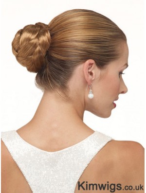 Brown Clip In Hair Buns