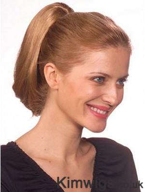 Fashionable Straight Brown Ponytails